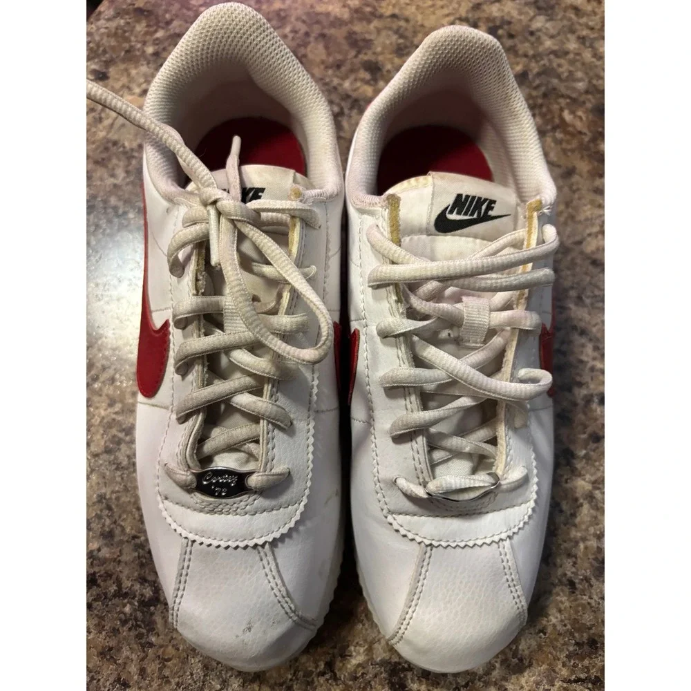 Nike Cortez Basic SL White Red Blue Youth Sneakers 904764-103 Size 6Y